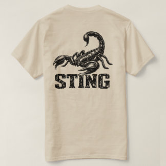 „Sting“-Skorpion-Grafik-T-Shirt T-Shirt