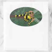Stinger Oval Ovaler Aufkleber (Tasche)