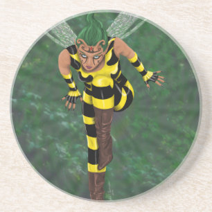 Stinger Round Sandstein Untersetzer