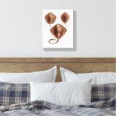 Stingray #1 Wrapped Canvas Wall Art Leinwanddruck (Insitu (Schlafzimmer))