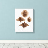Stingray #2 Wrapped Canvas Wall Art Leinwanddruck (Insitu (Holzboden))