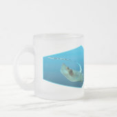 Stingray bewegt! Designgradientenblau | Mattglastasse (Links)