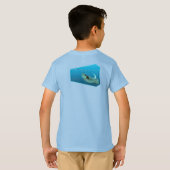 Stingray bewegt! Designgradientenblau | T-Shirt (Schwarz voll)