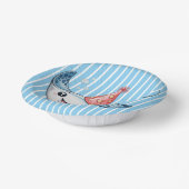 Stingray Birthday Party Pappteller (Gewinkelt)