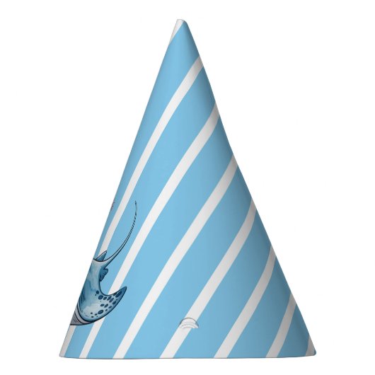 Stingray Birthday Party Partyhütchen (Rechts)