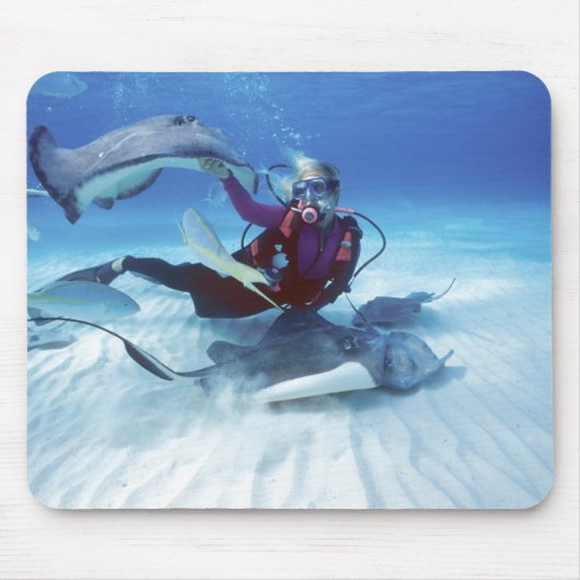 Stingray City, Grand Cayman, Cayman Islands, Mousepad (Vorne)