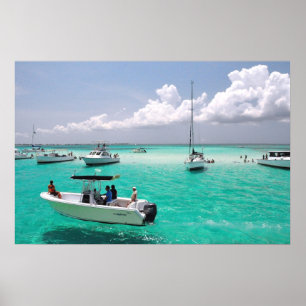 Stingray City Grand Cayman Islands Poster