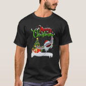 Stingray Fish Lover Xmas Lighting Stingray Christm T-Shirt (Vorderseite)
