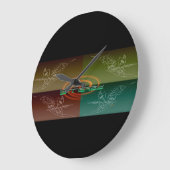 Stingray Große Wanduhr (Winkel)