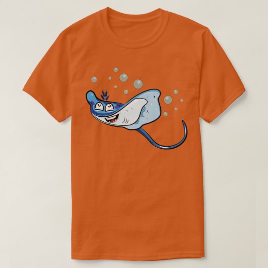 Stingray Illustration T-Shirt (Design vorne)