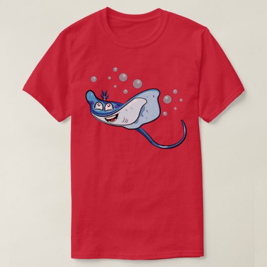 Stingray Illustration T-Shirt (Design vorne)