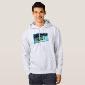 Stingray in motion - fotografisches Design | Hoodie (Vorne ganz)