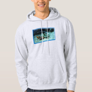 Stingray in motion - fotografisches Design Hoodie
