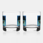 Stingray in motion - fotografisches Design | Whiskyglas (Rechts)