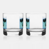 Stingray in motion - fotografisches Design | Whiskyglas (Links)