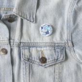 Stingray in Ocean Illustration Button (Beispiel)