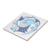 Stingray in Ocean Illustration Fliese (Seite)