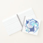 Stingray in Ocean Illustration Notizblock (Innenseite)