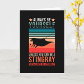 Stingray Karte (Gelbe Blume)