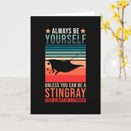 Stingray Karte (Gelbe Blume)