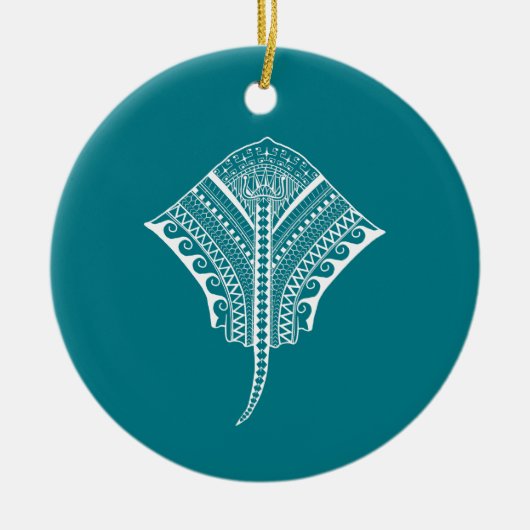 Stingray Keramik Ornament (Vorne)