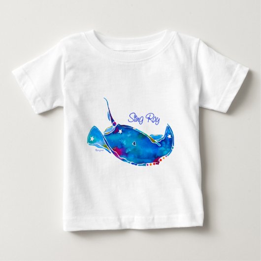 Stingray Kleinkind Langschläfer Shirt (Vorderseite)
