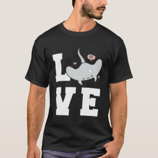 Stingray Liebe Ocean Adventure Manta Ray Diving Va T-Shirt