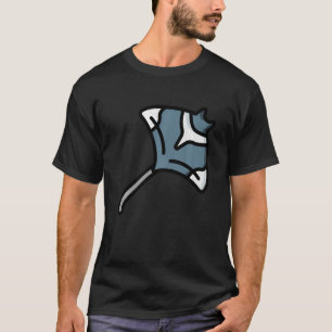 Stingray Manta Ray Retro Vintag Ocean Water Anima T-Shirt