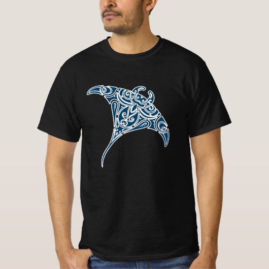Stingray maori tattoo T-Shirt (Vorderseite)
