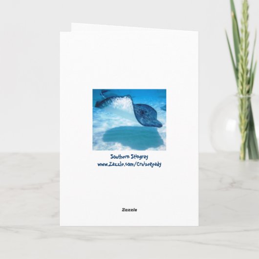 Stingray-Mitteilungskarten Karte (Rückseite)