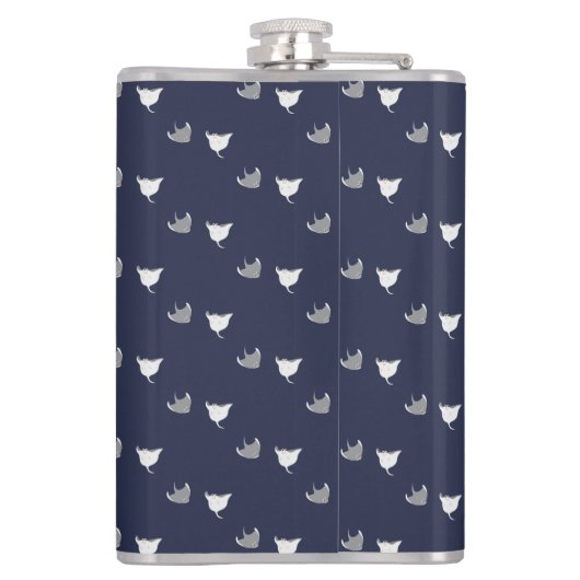 Stingray Pattern Flachmann (Rückseite)