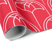 Stingray Pattern Geschenkpapier (Rolleneckpunkt)