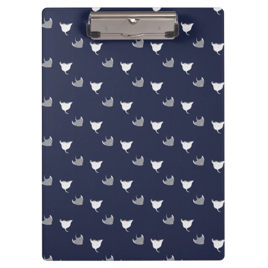 Stingray Pattern Klemmbrett (Vorderseite)