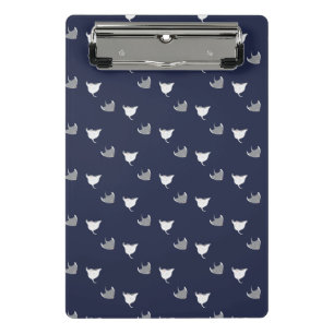 Stingray Pattern Mini Klemmbrett