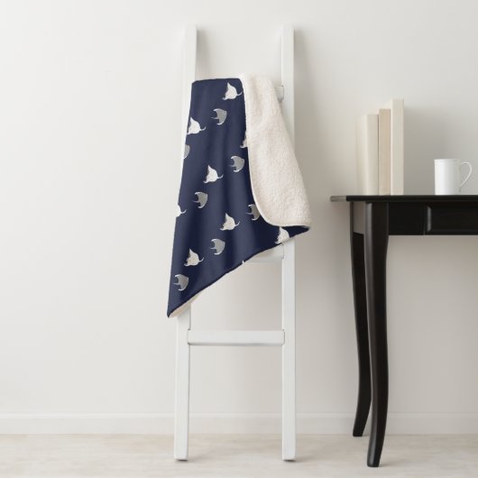 Stingray Pattern Sherpadecke (Beispiel)