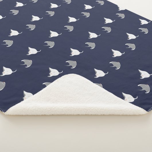 Stingray Pattern Sherpadecke (3/4)