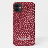 Stingray Red Personalisiert Case-Mate iPhone Hülle (Rückseite)