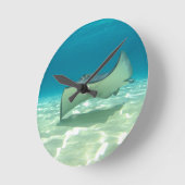 Stingray Runde Wanduhr (Winkel)