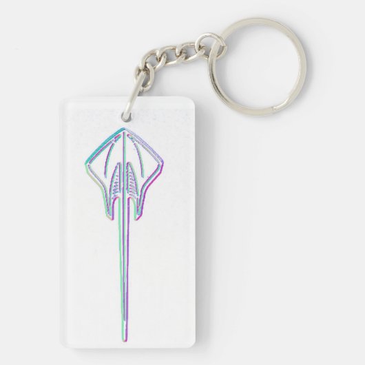 Stingray-Schlüsselanhänger Schlüsselanhänger (Rückseite)