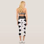Stingray-Silhouette Capri Leggings (Rückseite)