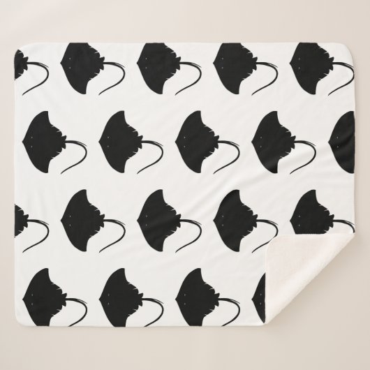 Stingray-Silhouette Sherpadecke (Vorderseite (Horizontal))