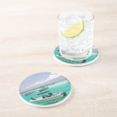 Stingray-Stadt-Grand Cayman Insel-Untersetzer Getränkeuntersetzer (Seite)