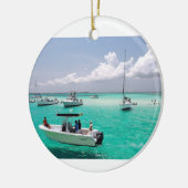 Stingray-Stadt-Grand Cayman Insel-Verzierung Keramikornament (Links)