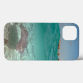 Stingray underwater in Bora Bora iPad case (Rückseite (Horizontal))
