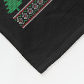 Stingray Weihnachtsmannmütze Matching Ugly Christm Fleecedecke (Ecke)