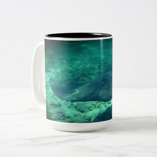Stingray Zweifarbige Tasse (Vorderseite Links)