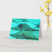 Stingrays auf Meeresgrund-Gruß-Karte Karte (Gelbe Blume)