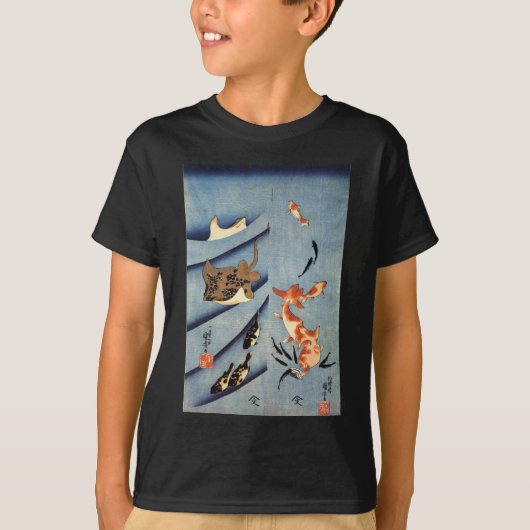 Stingrays durch Utagawa Kuniyoshi T-Shirt (Vorderseite)