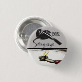 Stingrays-Flair-Knopf Button (Vorne & Hinten)