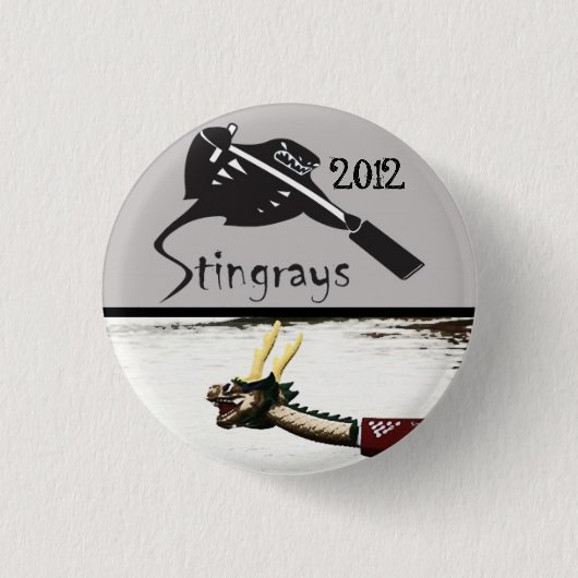 Stingrays-Flair-Knopf Button (Vorderseite)